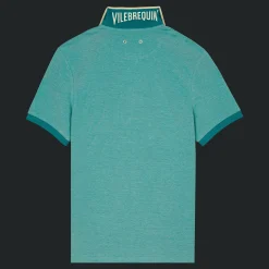 Sale Vilebrequin Men Cotton Pique Polo Shirt Solid Emerald/Green