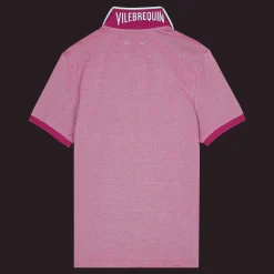 Flash Sale Vilebrequin Men Cotton Pique Polo Shirt Solid Crimson Purple/Red