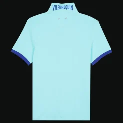 Flash Sale Vilebrequin Men Cotton Pique Polo Shirt Solid Lazulii Blue/Blue