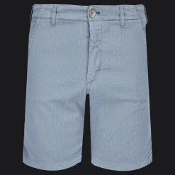 Clearance Vilebrequin Men Cotton Printed Bermuda Shorts Micro Flower Grey Metal/Grey