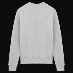 Cheap Vilebrequin Men Cotton Sweatshirt Solid Lihght Gray Heather/Grey