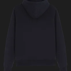 Best Vilebrequin Men Cotton Sweatshirt Solid Navy/Blue