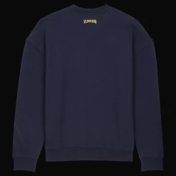 Best Sale Vilebrequin Men Cotton Sweatshirt The Year Of The Rabbit Navy/Blue
