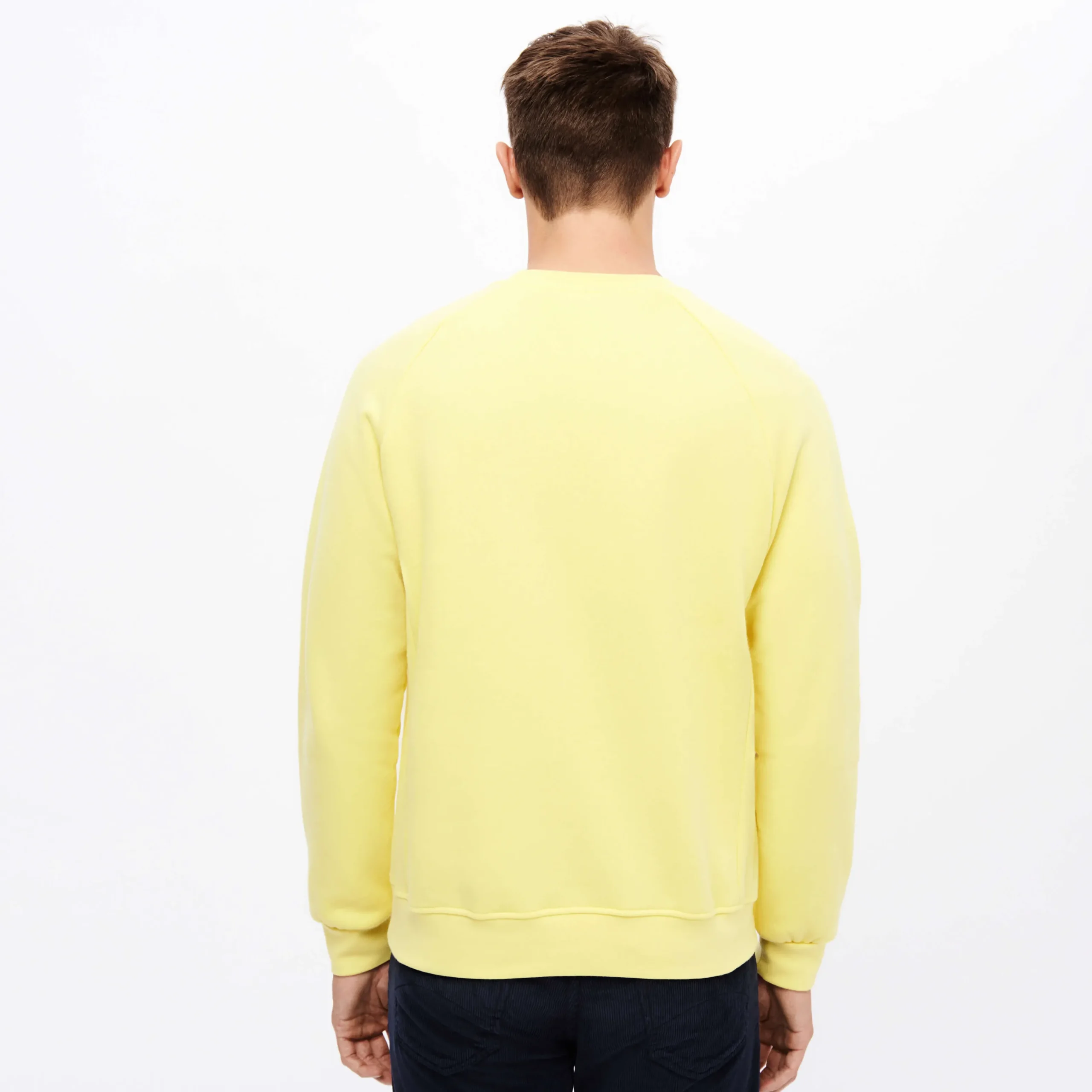 Best Sale Vilebrequin Men Cotton Sweatshirt Turtle Skier Snow And Sun Buttercup Yellow/Yellow