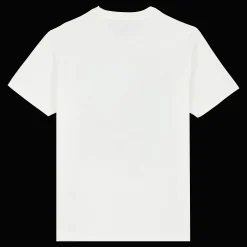 Best Vilebrequin Men Cotton T-Shirt Monte Carlo Off White/White