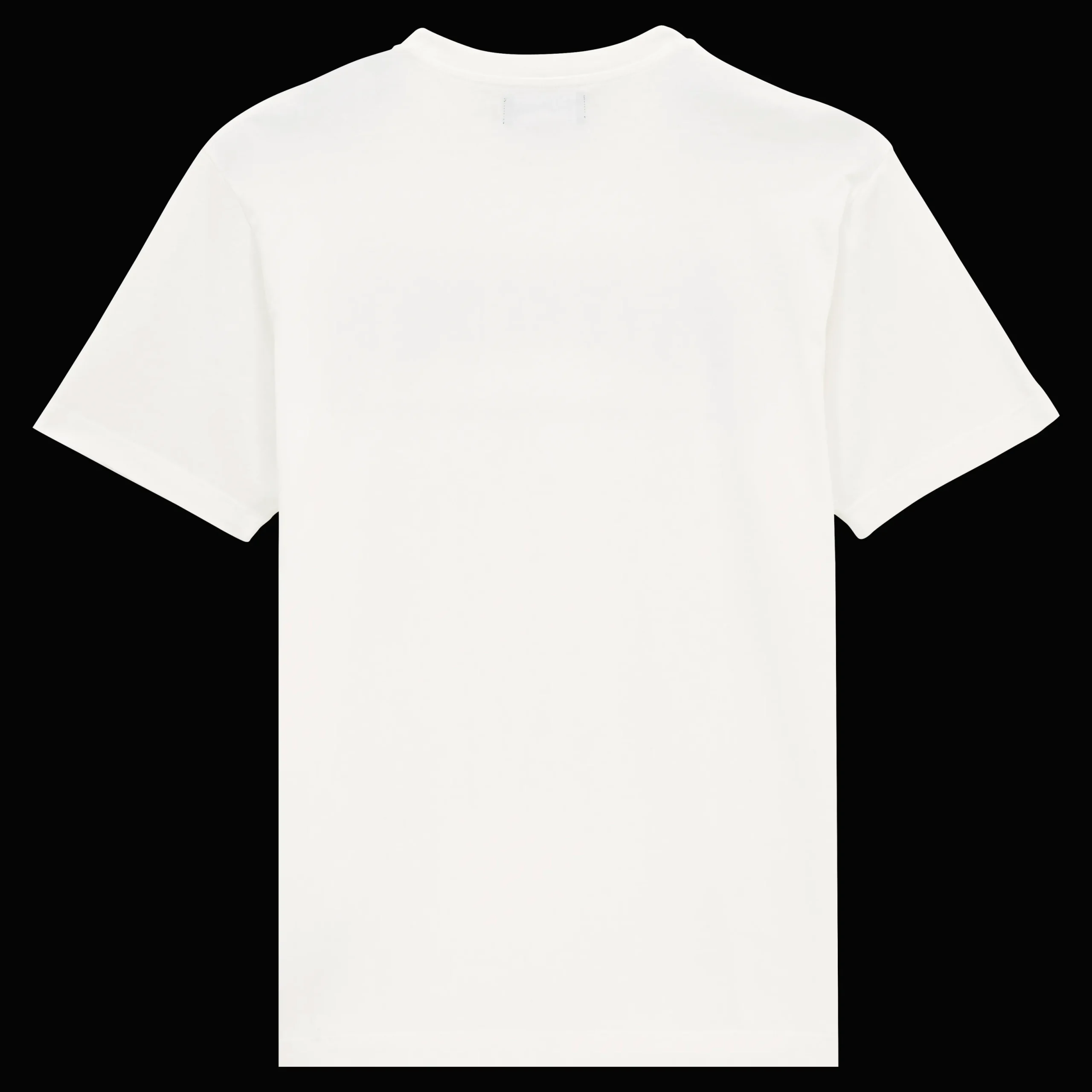 Fashion Vilebrequin Men Cotton T-Shirt Logo Flocked Off White/White