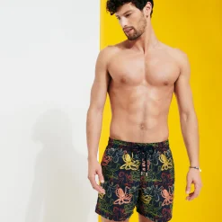 New Vilebrequin Men Embroidered Swim Trunks Octopussy - Limited Edition Navy/Blue