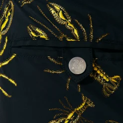 New Vilebrequin Men Embroidered Swimwear Lobsters - Limited Edition Black/Black