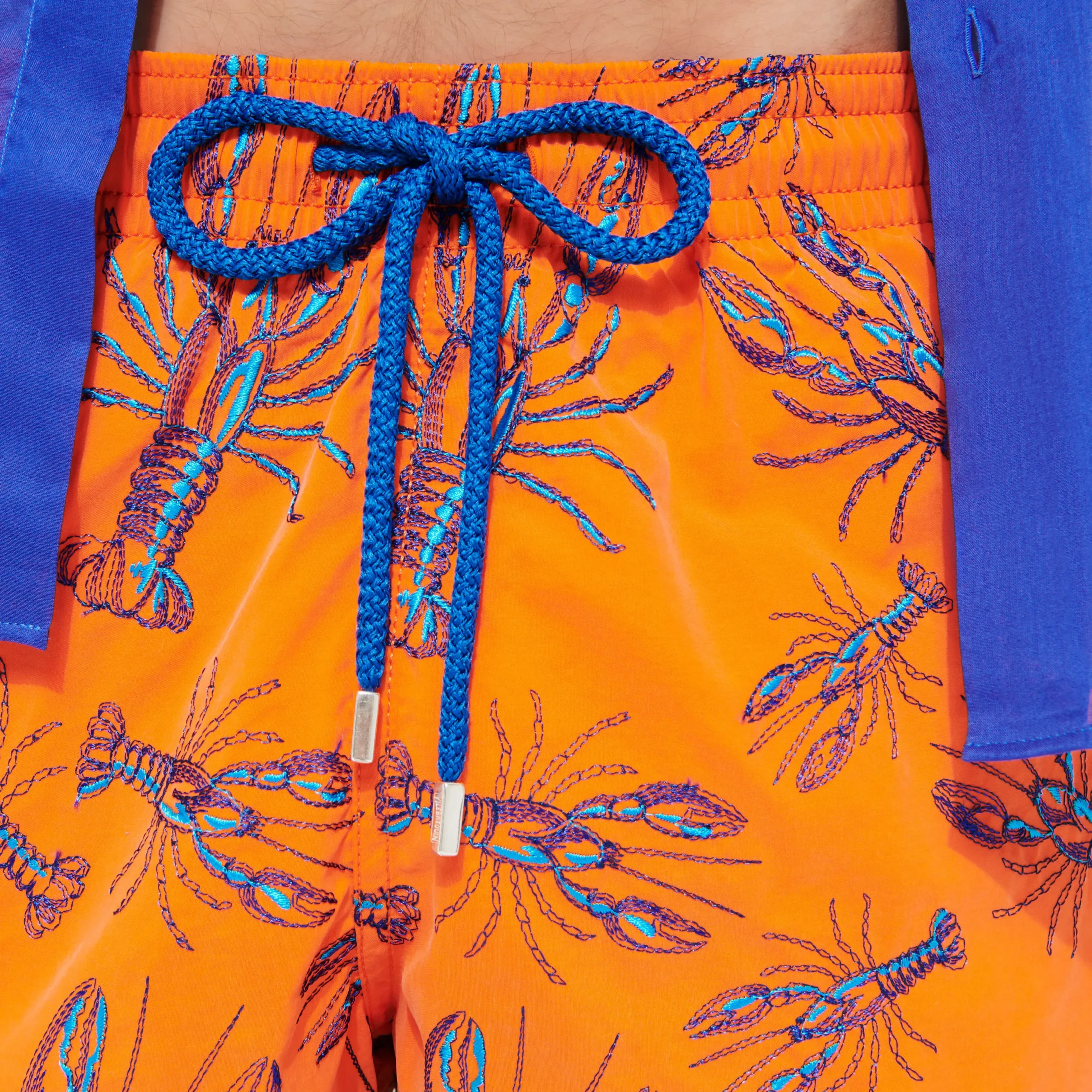 Online Vilebrequin Men Embroidered Swimwear Lobsters - Limited Edition Tango/Orange