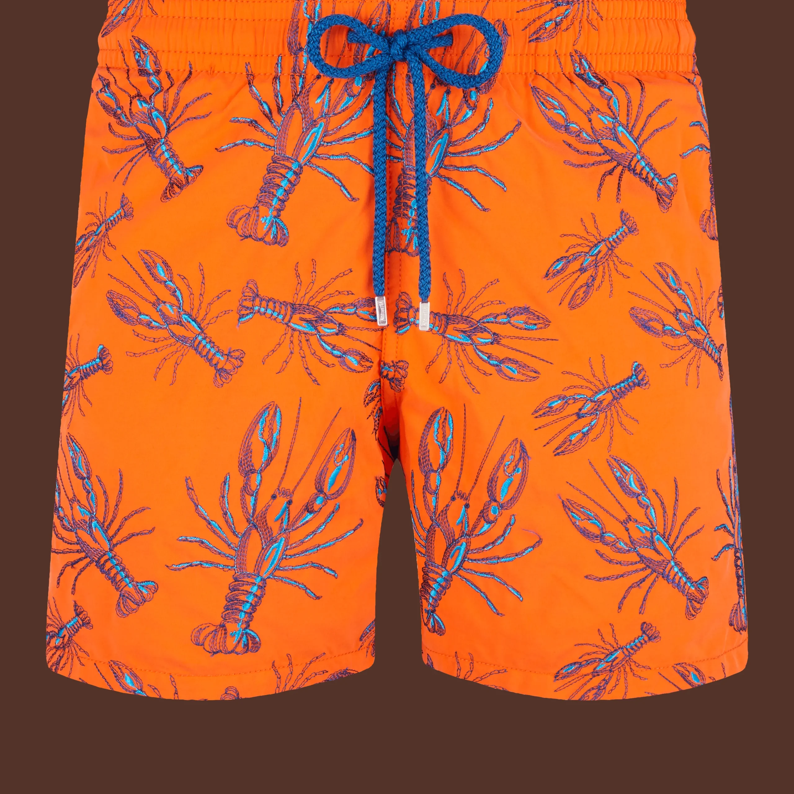Online Vilebrequin Men Embroidered Swimwear Lobsters - Limited Edition Tango/Orange