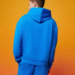 Outlet Vilebrequin Men Hoodie Gradient Embroidered Logo - X The Beach Boys Earthenware/Blue