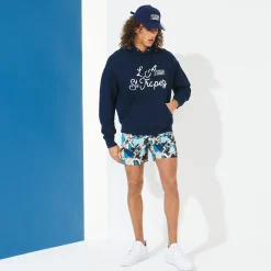Fashion Vilebrequin Men Hoodie Sweatshirt - X Highsnobiety Navy/Blue