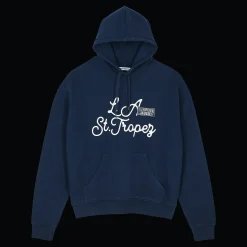 Fashion Vilebrequin Men Hoodie Sweatshirt - X Highsnobiety Navy/Blue