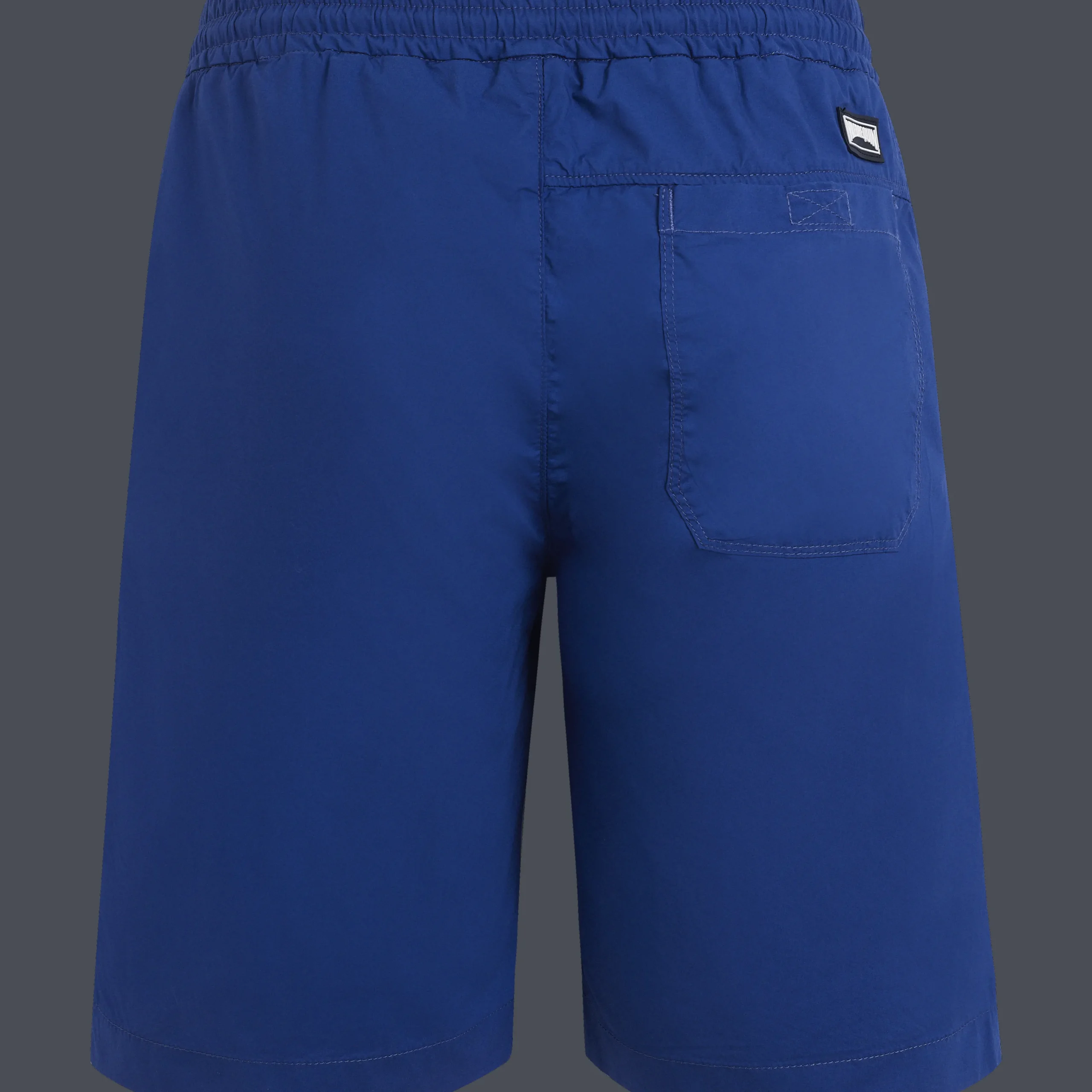 Shop Vilebrequin Men Jogging Gabardine Stretch Bermuda Shorts Purple Blue/Blue