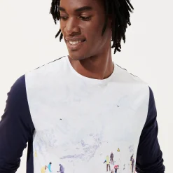 Discount Vilebrequin Men Long Sleeves T-Shirt - X Massimo Vitali Sky Blue/Blue