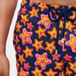 Store Vilebrequin Men Long Swim Trunks Stars Gift Navy/Blue