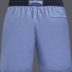 Hot Vilebrequin Men Merinos Wool Swim Trunks Bicolore Divine/Blue