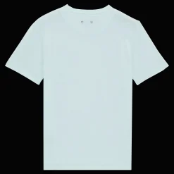 Outlet Vilebrequin Men Organic Cotton T-Shirt Solid Glacier/Blue