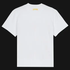 Discount Vilebrequin Men Organic Cotton T-Shirt Sunny Streets White/White