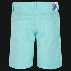 Sale Vilebrequin Men 5-Pocket Corduroy 2000 Lines Bermuda Shorts Lagoon/Blue
