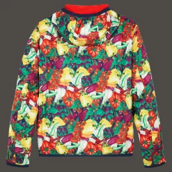 Sale Vilebrequin Men Reversible Windbreaker Jacket Marche Provencal Poppy Red/Red