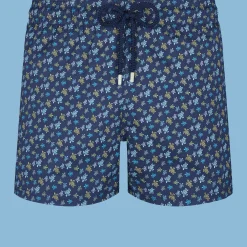 Best Vilebrequin Men Short Swim Trunks Micro Tortues Rainbow Navy/Blue