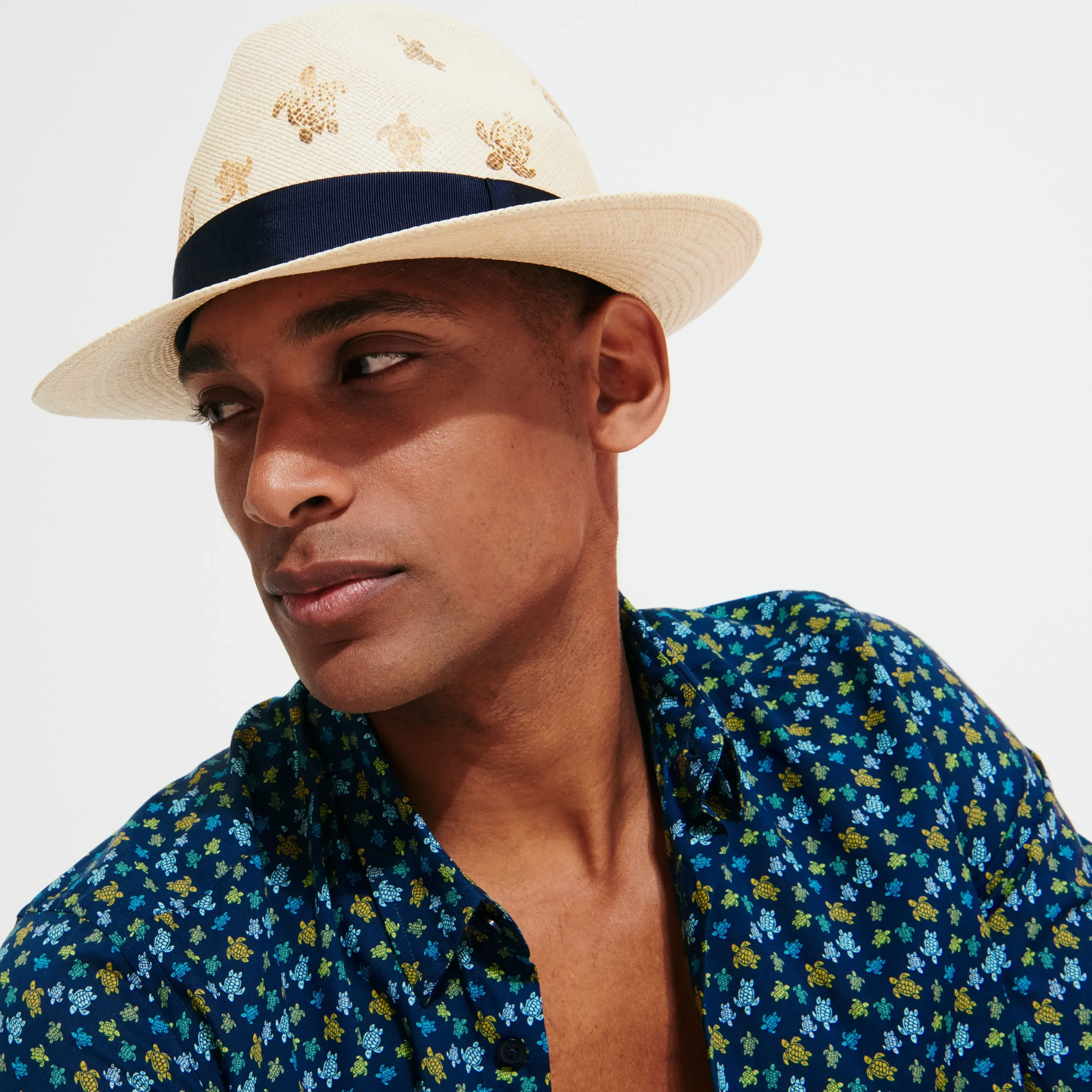 Hot Vilebrequin Men Straw Hat X Borsalino Sand/Beige