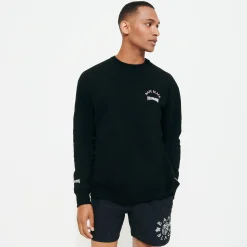 Fashion Vilebrequin Men Sweatshirt Turtles Printed - X Bape® Black Black/Black