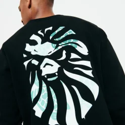 Fashion Vilebrequin Men Sweatshirt Turtles Printed - X Bape® Black Black/Black