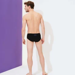 Outlet Vilebrequin Men Swim Brief Solid Black/Black