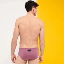 Best Sale Vilebrequin Men Swim Brief Solid Murasaki/Purple