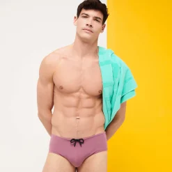 Best Sale Vilebrequin Men Swim Brief Solid Murasaki/Purple