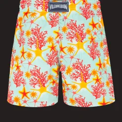 Best Vilebrequin Men Swim Shorts Starlettes & Coraux Thalassa/Blue