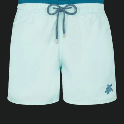 Flash Sale Vilebrequin Men Swim Trunks Bicolor Solid Bicolore Thalassa/Blue
