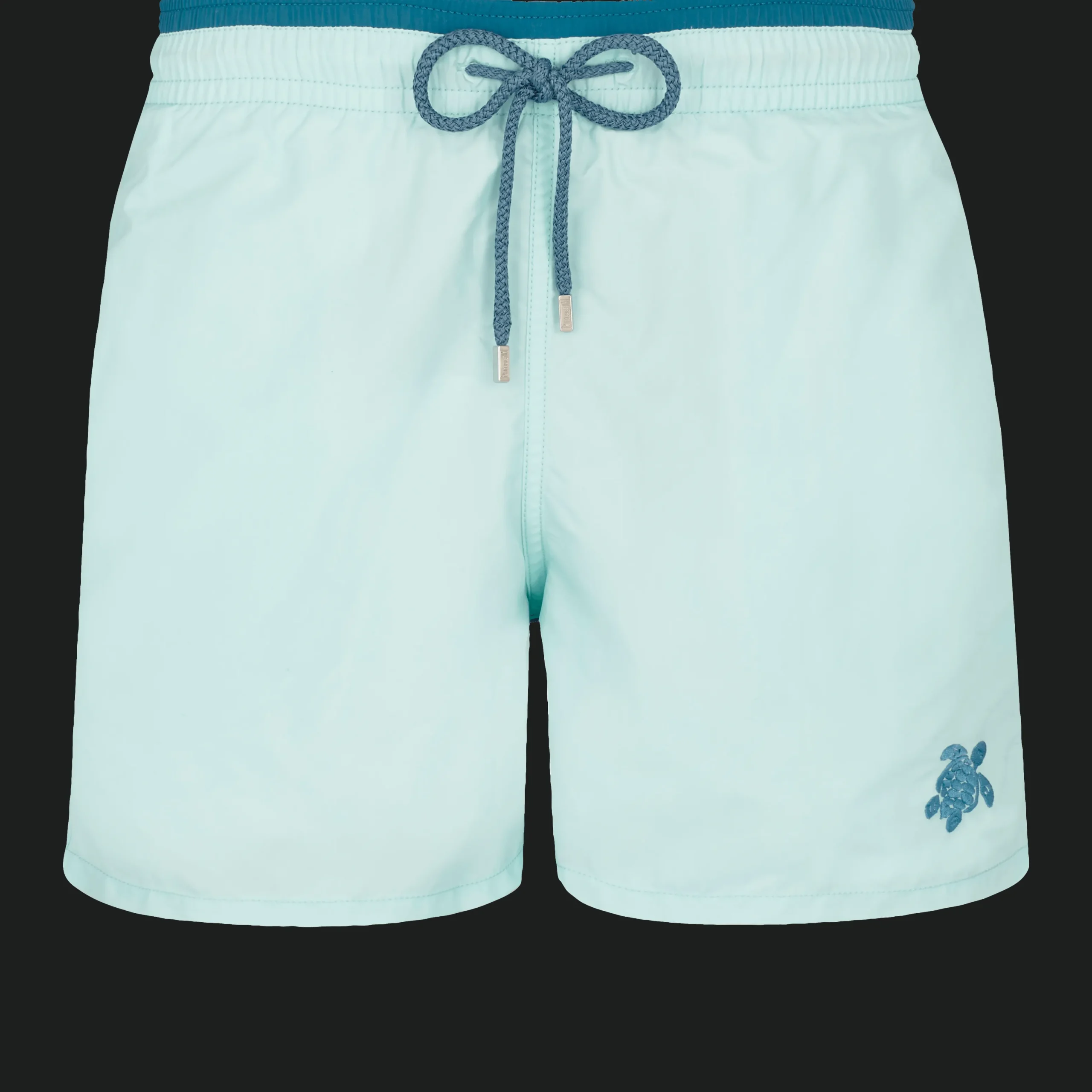 Flash Sale Vilebrequin Men Swim Trunks Bicolor Solid Bicolore Thalassa/Blue