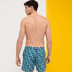 Store Vilebrequin Men Swim Trunks Blurred Turtles Navy/Blue