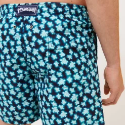 Store Vilebrequin Men Swim Trunks Blurred Turtles Navy/Blue