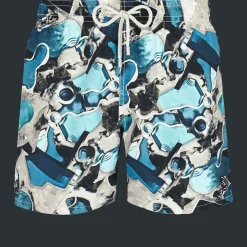 Hot Vilebrequin Men Swim Trunks Californian Pool Dogtown - X Highsnobiety Blue Note/Blue