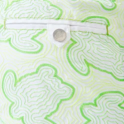Flash Sale Vilebrequin Men Swim Trunks Embroidered 2017 Tortues Hypnotiques - Limited Edition Lemongrass/Green