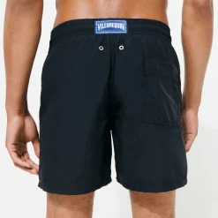 Hot Vilebrequin Men Swim Trunks Embroidered Logo - X Bape® Black Black/Black