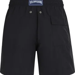 Hot Vilebrequin Men Swim Trunks Embroidered Logo - X Bape® Black Black/Black
