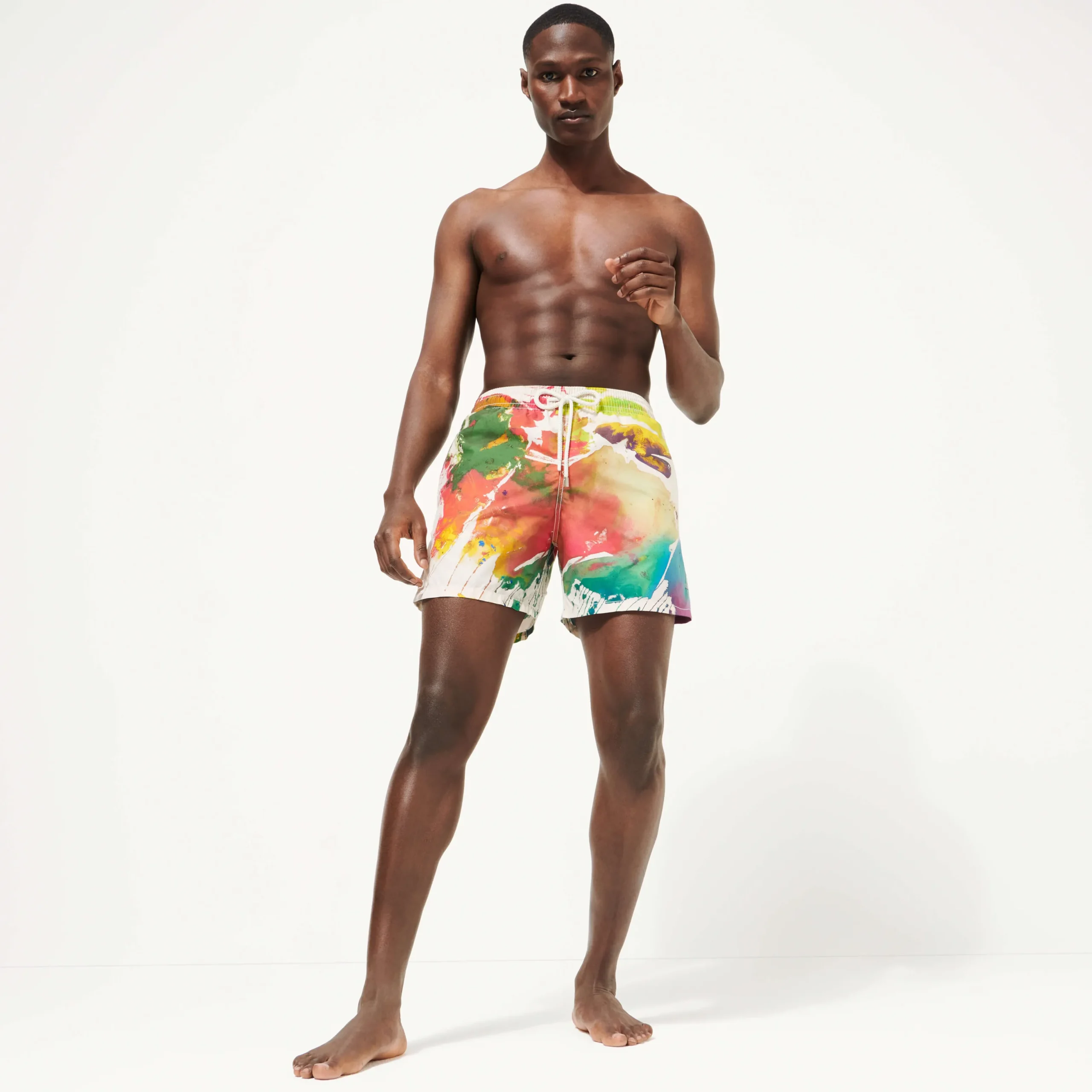 New Vilebrequin Men Swim Trunks Gra - X John M Armleder Multicolor/Multi