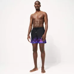 Online Vilebrequin Men Swim Trunks Hot Rod 360° - X Sylvie Fleury Black/Black