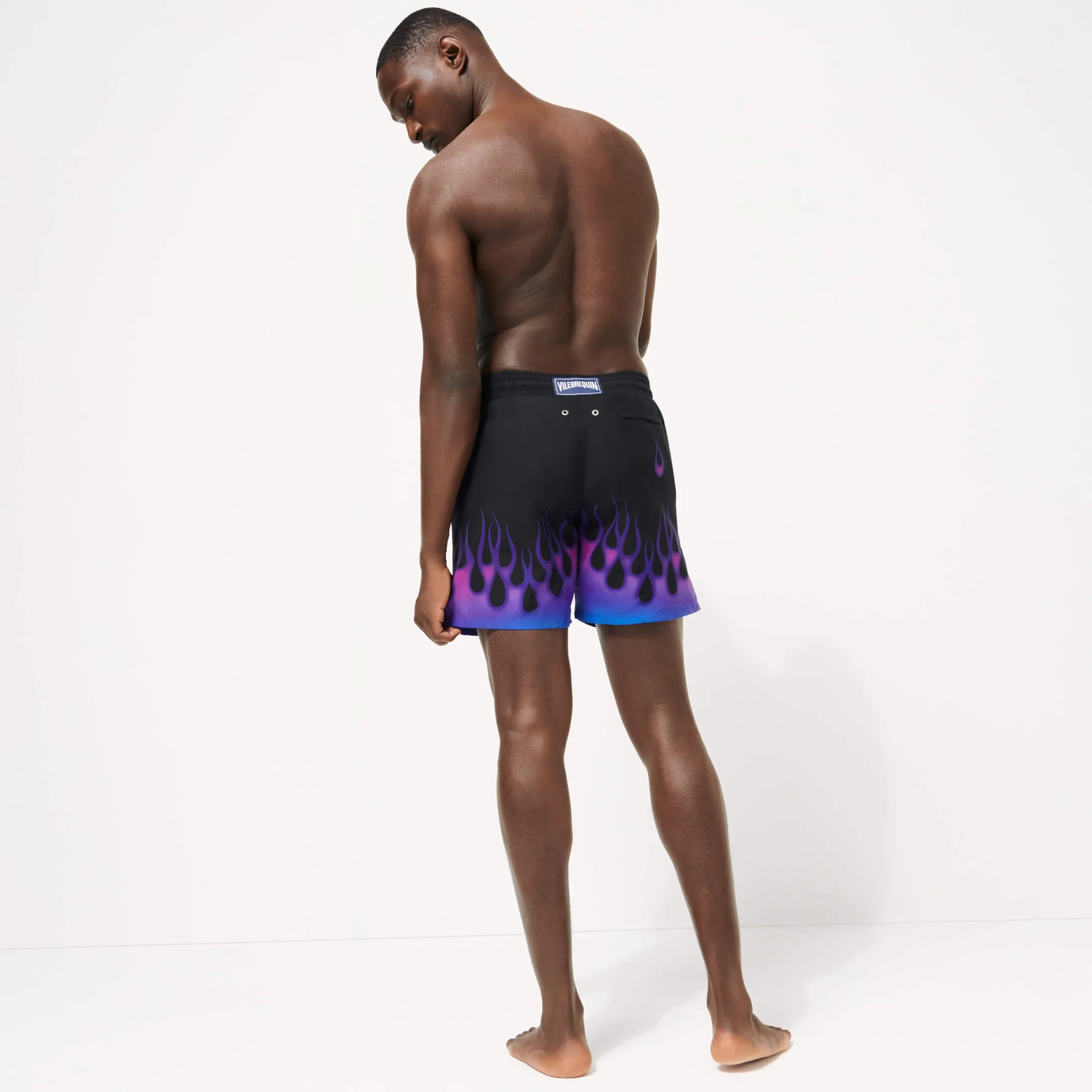 Online Vilebrequin Men Swim Trunks Hot Rod 360° - X Sylvie Fleury Black/Black