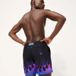 Online Vilebrequin Men Swim Trunks Hot Rod 360° - X Sylvie Fleury Black/Black