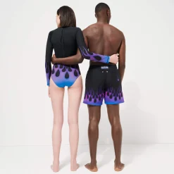 Online Vilebrequin Men Swim Trunks Hot Rod 360° - X Sylvie Fleury Black/Black