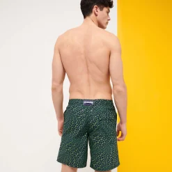 Best Vilebrequin Men Swim Trunks Long Te Mana O Te Moana Navy/Blue