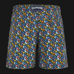 Hot Vilebrequin Men Swim Trunks Mini Focus Multicolor Navy/Blue