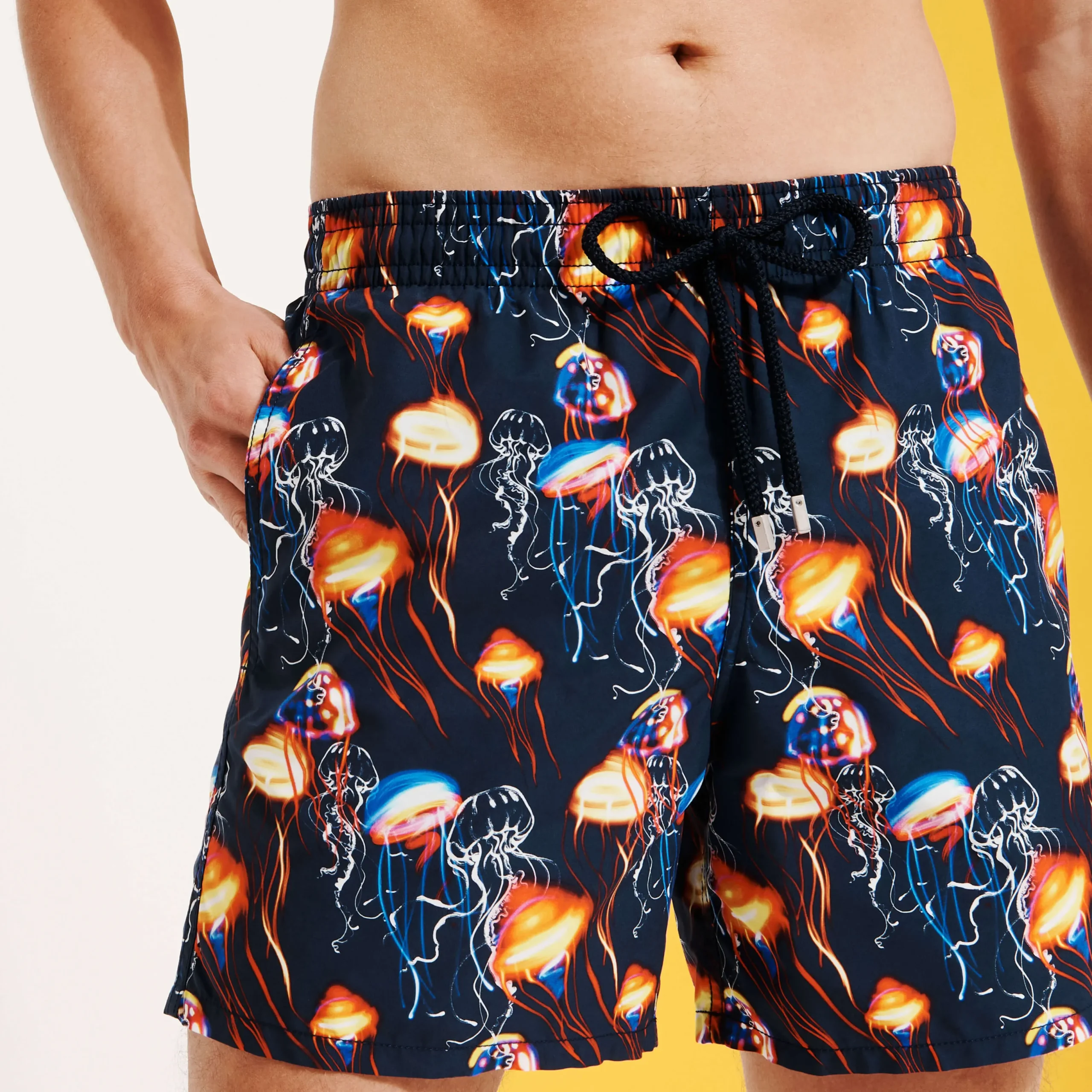 Best Sale Vilebrequin Men Swim Trunks Neo Medusa Navy/Blue