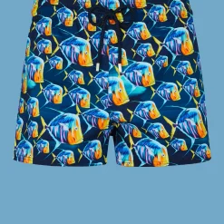 Clearance Vilebrequin Men Swim Trunks Piranhas Navy/Blue